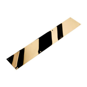Push Plate – Square Corners – Polished Brass
