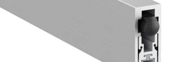 LAS8002 SI Face Fixed / Semi Morticed Drop Down Seal – Silver