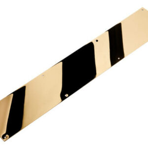 Push Plate – Square Corners – Polished Brass