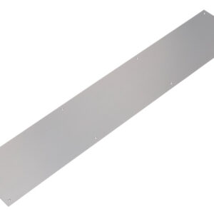 Push Plate – 76mm – Square Corners – Satin Anodised Aluminium