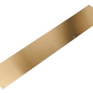 Push Plate – Square Corners – Satin Brass