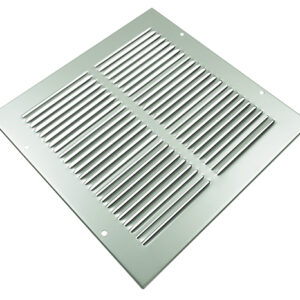 Louvre Grille Cover Plate – Silver Finish