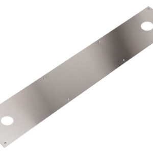 Back Plate – Drilled Centres for Pull Handles – Satin Stainless Steel