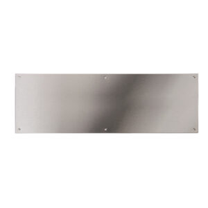 Kick Plate – 200mm – Square Corners – Satin Stainless Steel