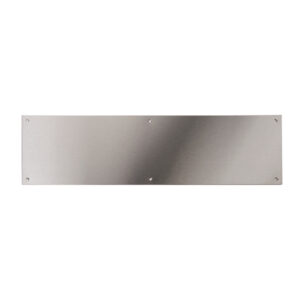 Kick Plate – 150mm – Square Corners – Satin Stainless Steel