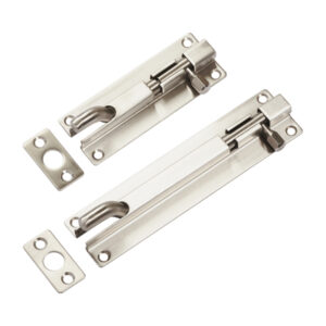 Cranked Door Bolt - 38mm – Satin Stainless Steel