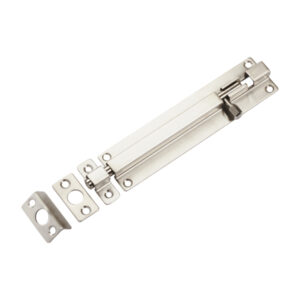 Straight Door Bolt – 38mm – Satin Stainless Steel