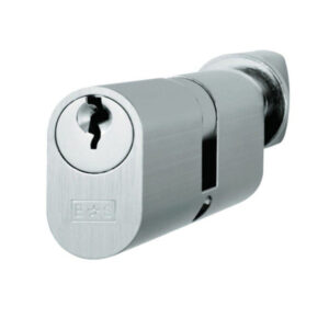 Oval Cylinder – Satin Chrome