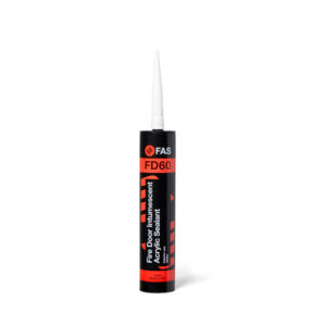 FAS Fire Door Intumescent Acrylic Sealant - 310ml – White - Box of 24