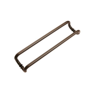 Cranked D Pull Handle – Back to Back – Dark Bronze