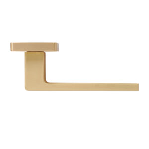 Lively - T3501 Lever handle on Square Rose set - Satin Brass