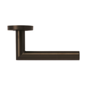 MITRED Lever Handle Set - Sprung - Dark Bronze