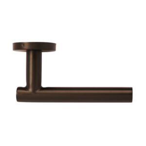 T Bar Lever Handle Set - Sprung - Dark Bronze