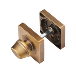 Lively - T81 Square Rose Bathroom Turn & Release Set - Antique Brass