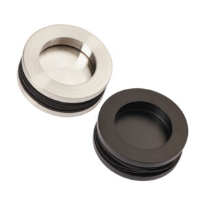 Closed Recessed Glass Sliding Door Handle - 60mm