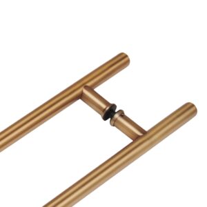 Guardsman Pull Handle – Back to Back - Antique Brass