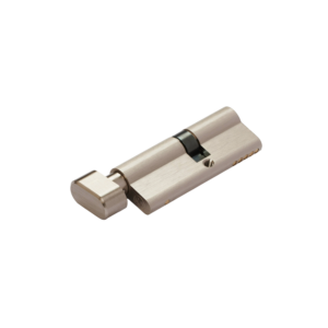 Certus 80mm (35/45) Offset Euro Profile Cylinder & Turn - Satin Nickel - Keyed to Differ