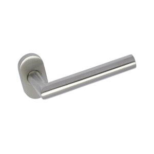 Mitred Lever Handle Set - Oval Rose